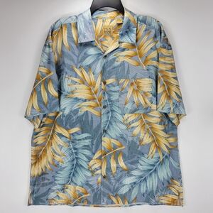 Jos A Bank Hawaiian Short Sleeve Silk Shirt Mens XL Resort Vacation Beach Party
